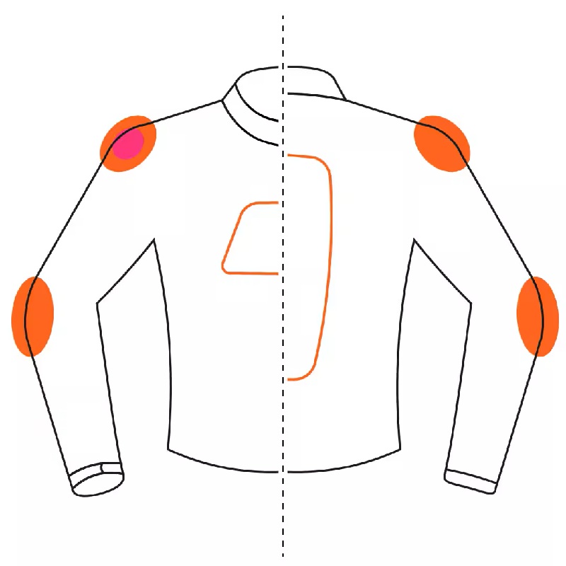 Ducati Corse C7 - Lederjacke perforiert