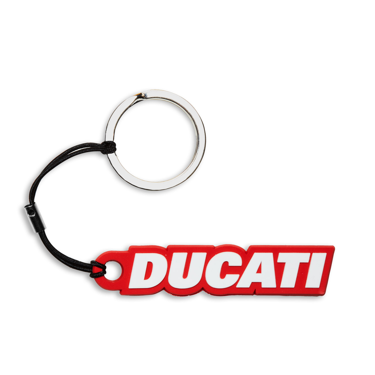 Gummi Schlüsselanhänger-Ducati Logo 