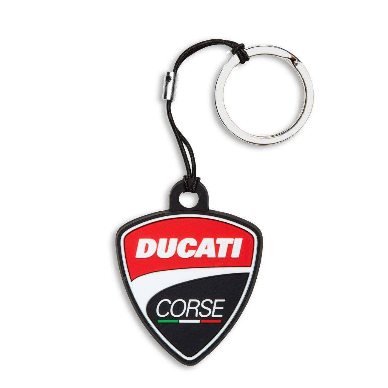 Gummi Schlüsselanhänger-Ducati Corse Shield
